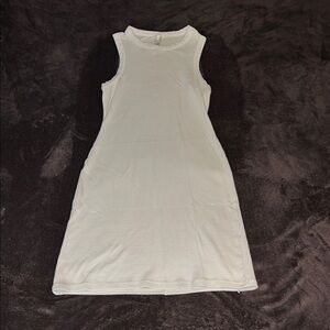 SKIMS Ribbed Cotton Mini Dress-Size M